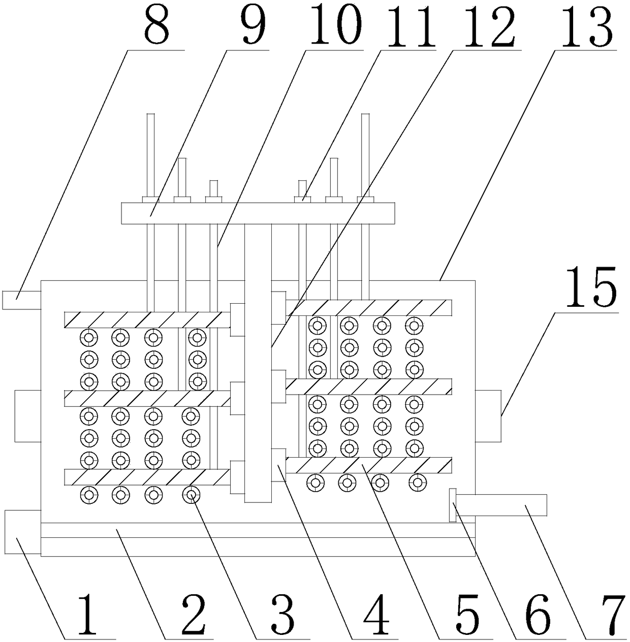 Method for improving anaerobic nitrification efficiency of MBBR pool