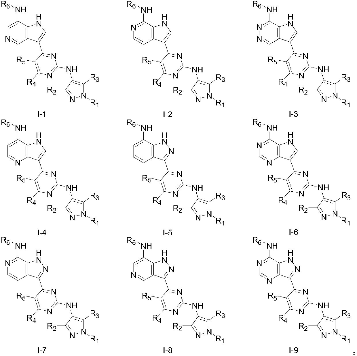 A class of aromatic heterocyclic compounds with kinase inhibition activity