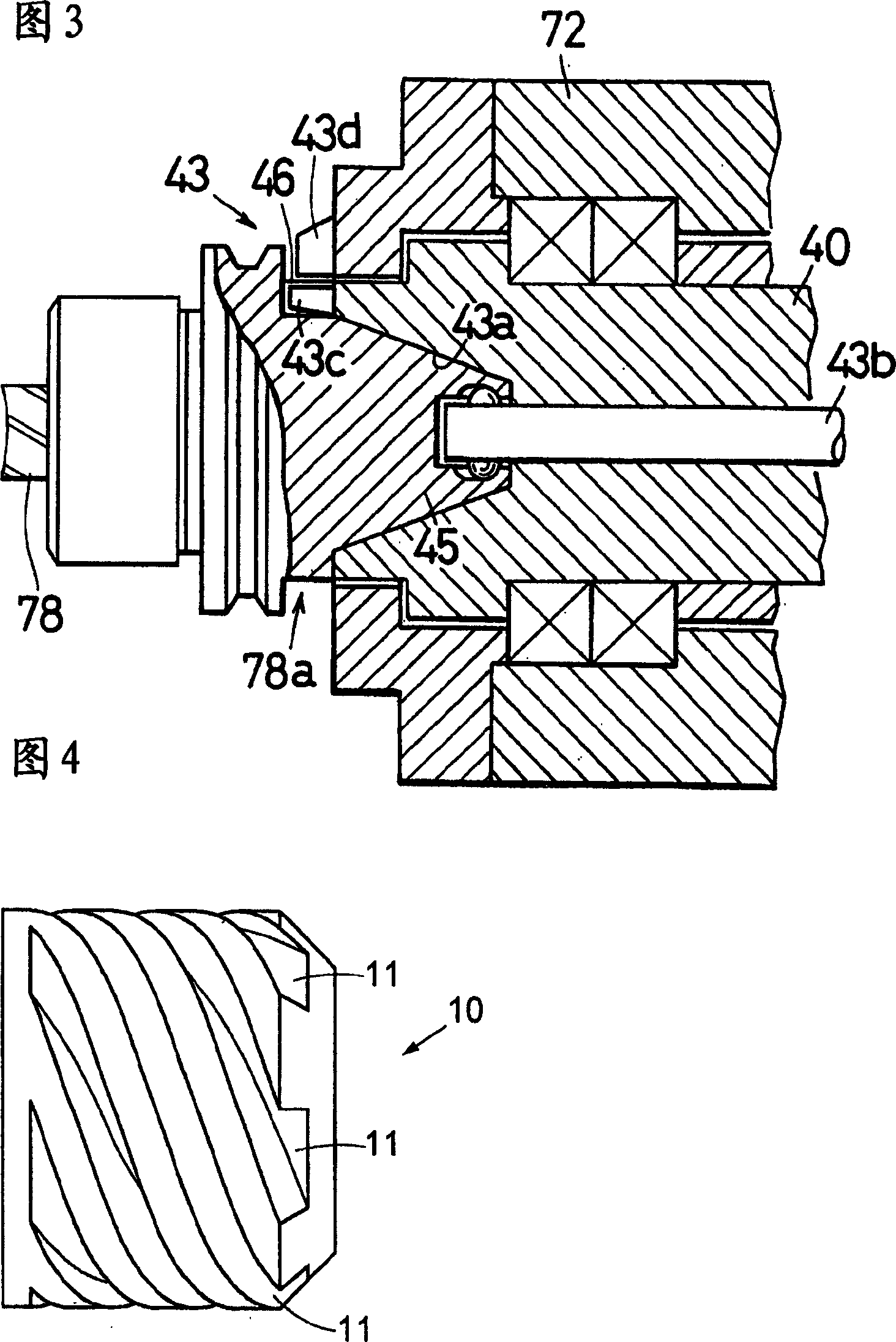 Composite working machine tool and working method in composite working machine tool