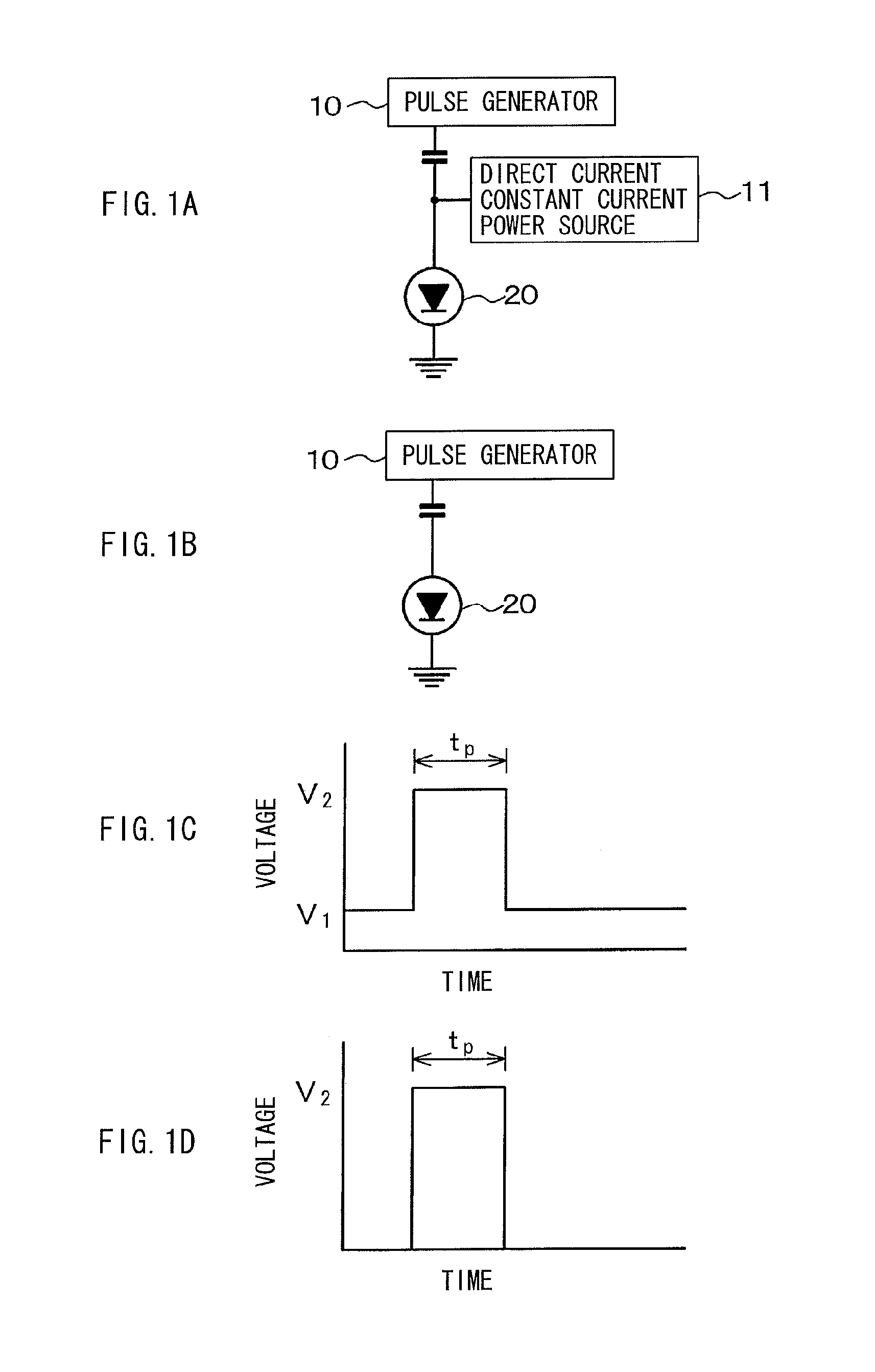 Laser diode device, method of driving the same, and laser diode apparatus