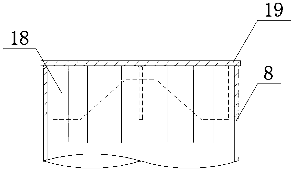 A tidal current power generation cast-in-place pile with a pile core steel pipe and its construction method