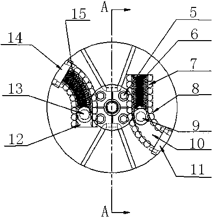 Self-adaptive variable tillage width micro-tiller cutter rest