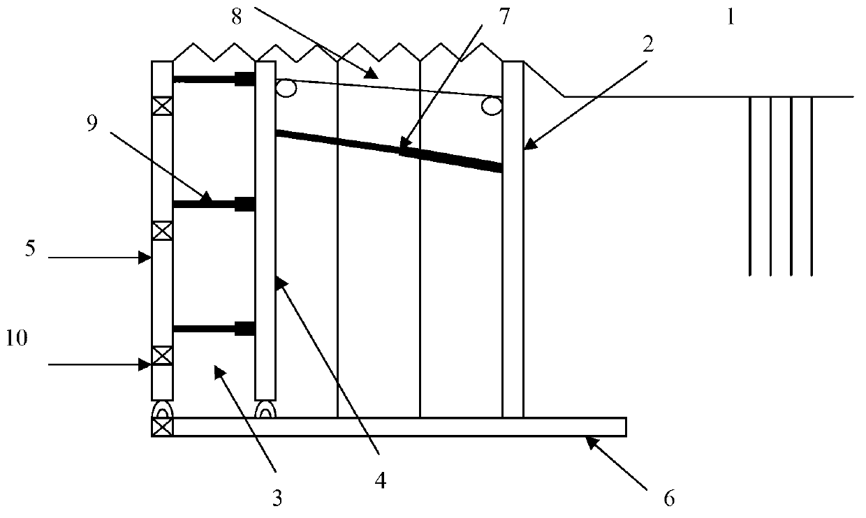 Method for stretching folding shed