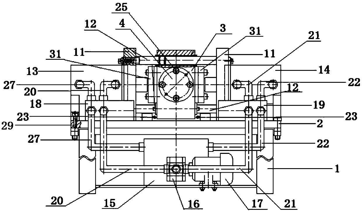 Thin-walled pipe end circular notch disposable punching device