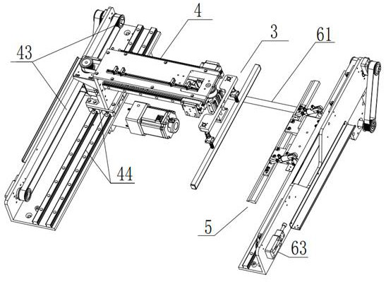 Sewing mechanism and abdominal pad sewing device applying same