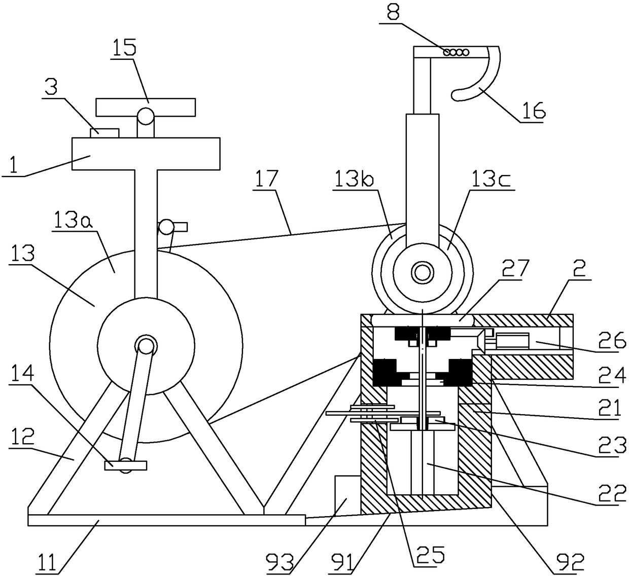 A motion protection system for training bicycles based on motion frequency sensing