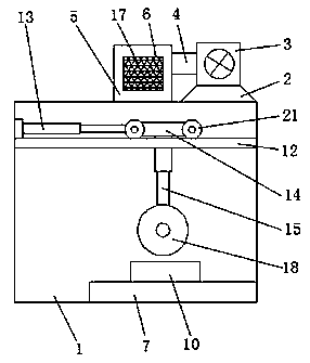 Cutting device for packaging box