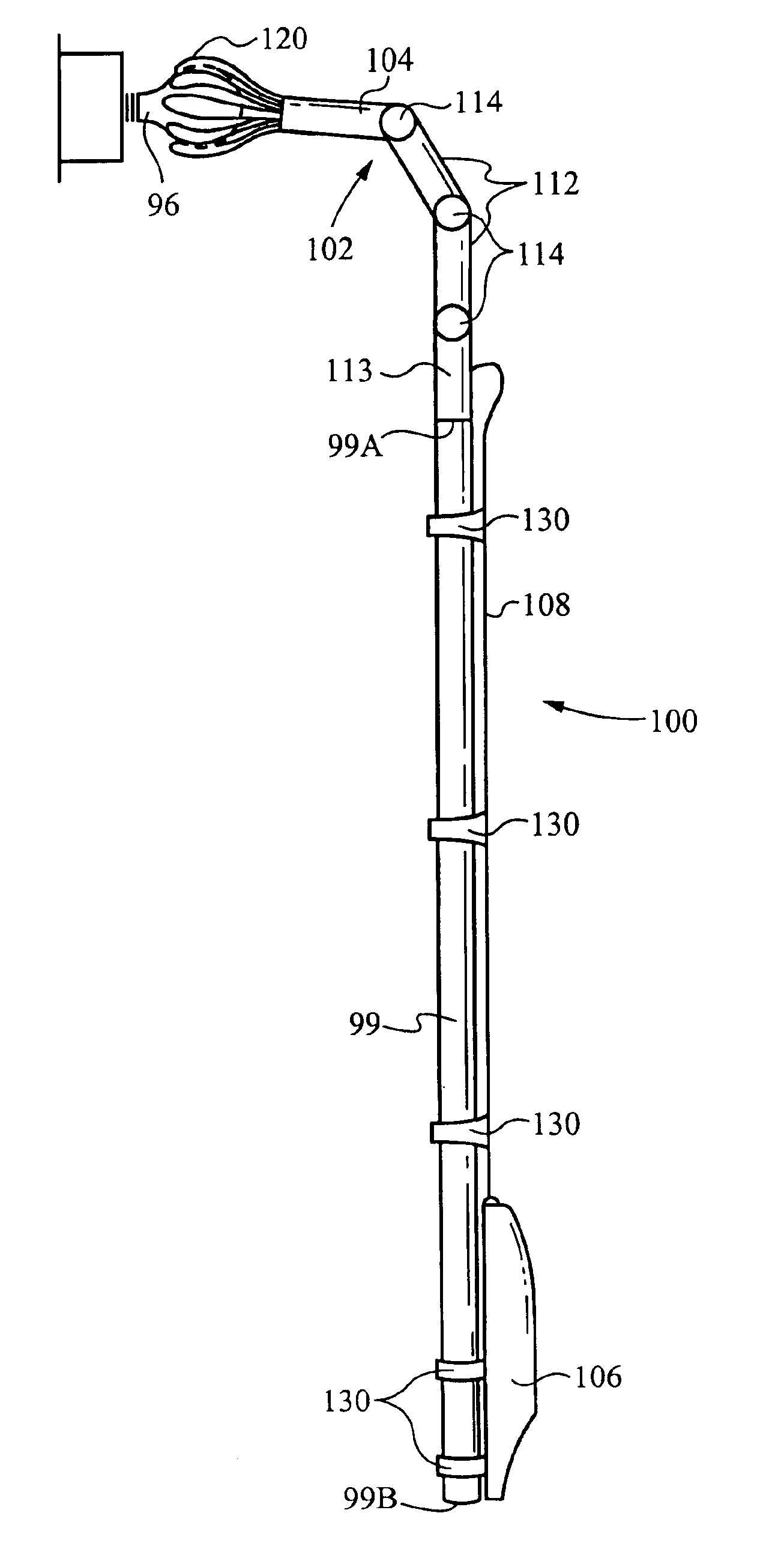 Motorized light bulb changer