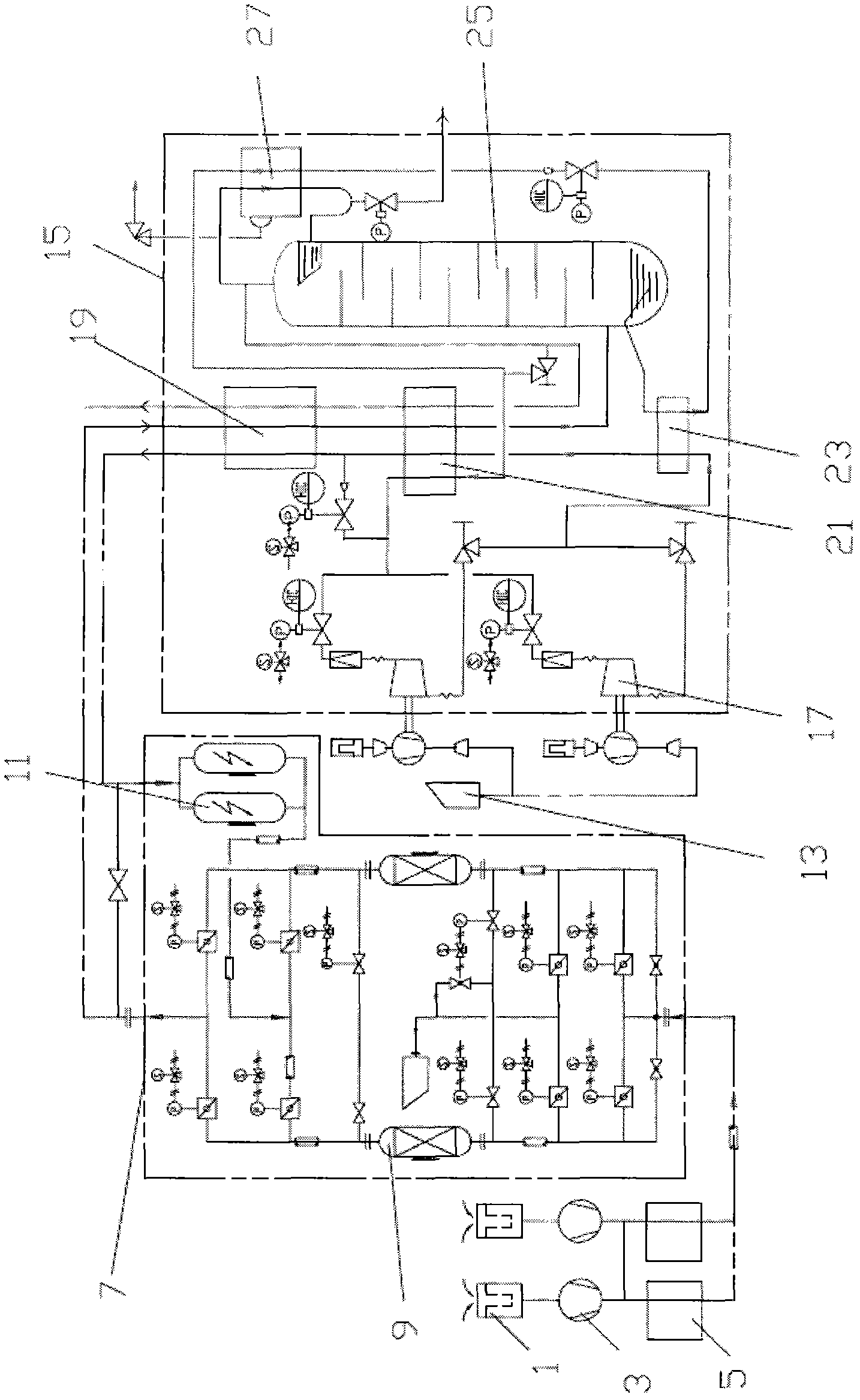 Large-tonnage high-purity nitrogen equipment