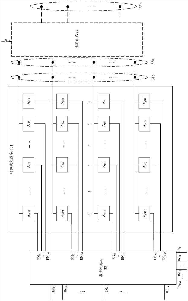 Trans-impedance amplifier array, light receiving device and laser radar receiver
