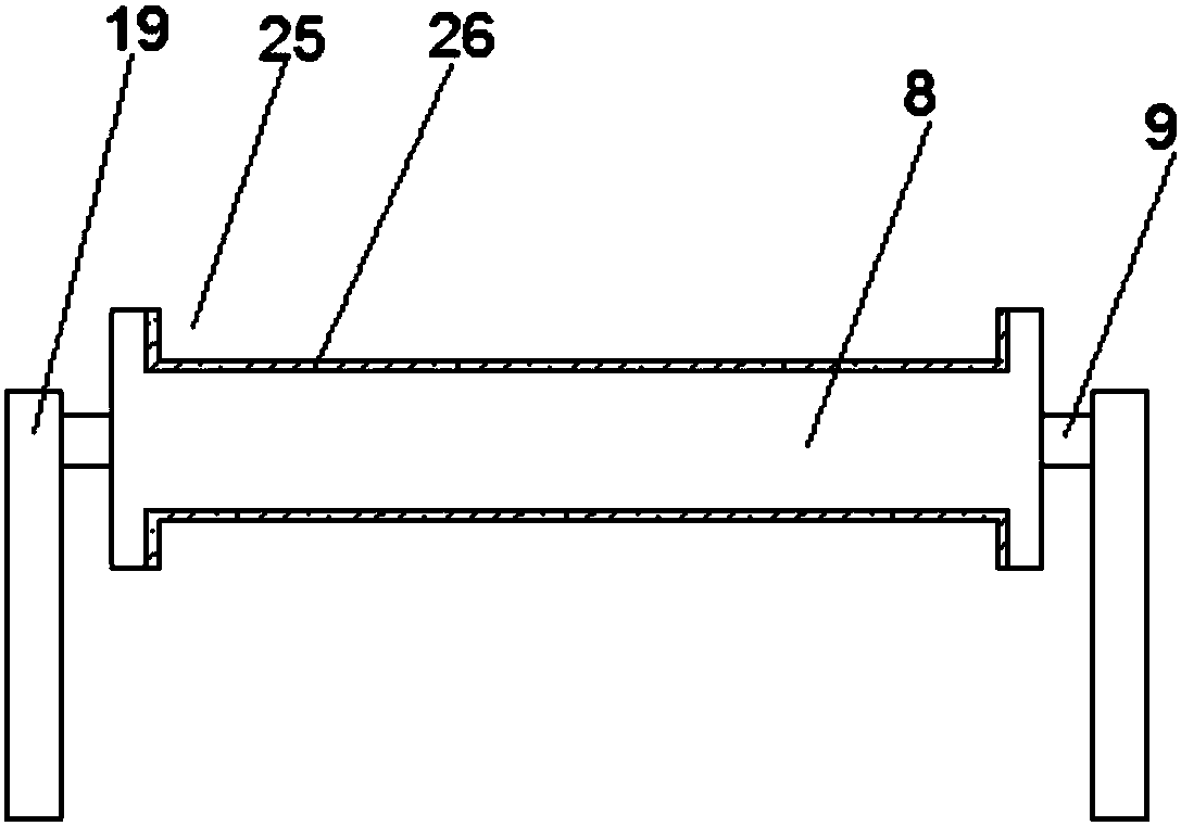 Isolation type non-woven fabric textile winding machine and application method