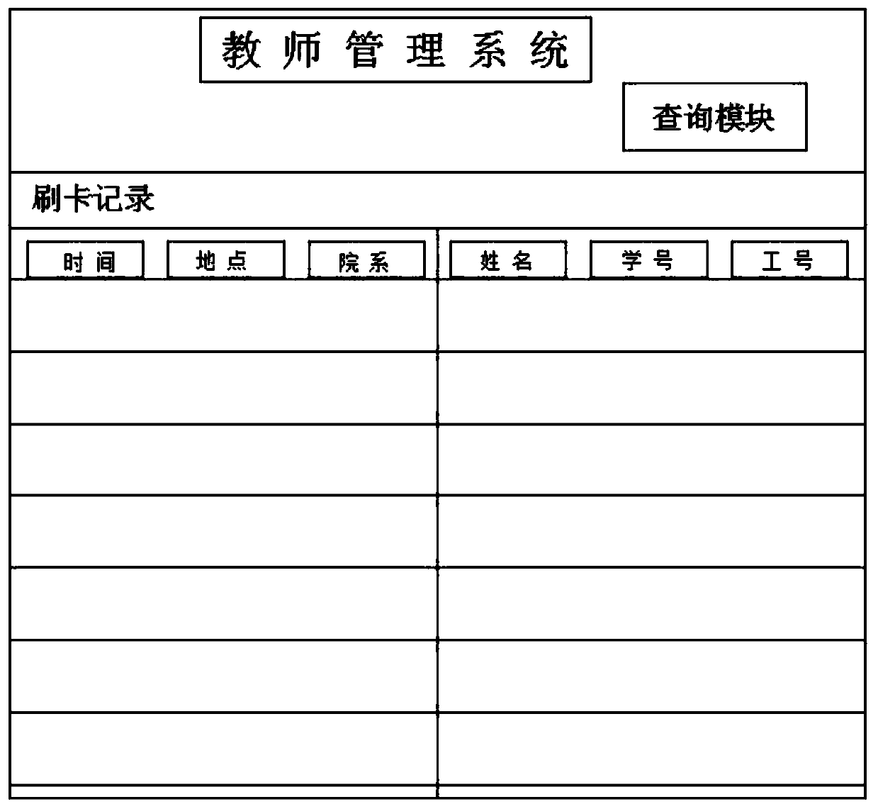 Teaching management system