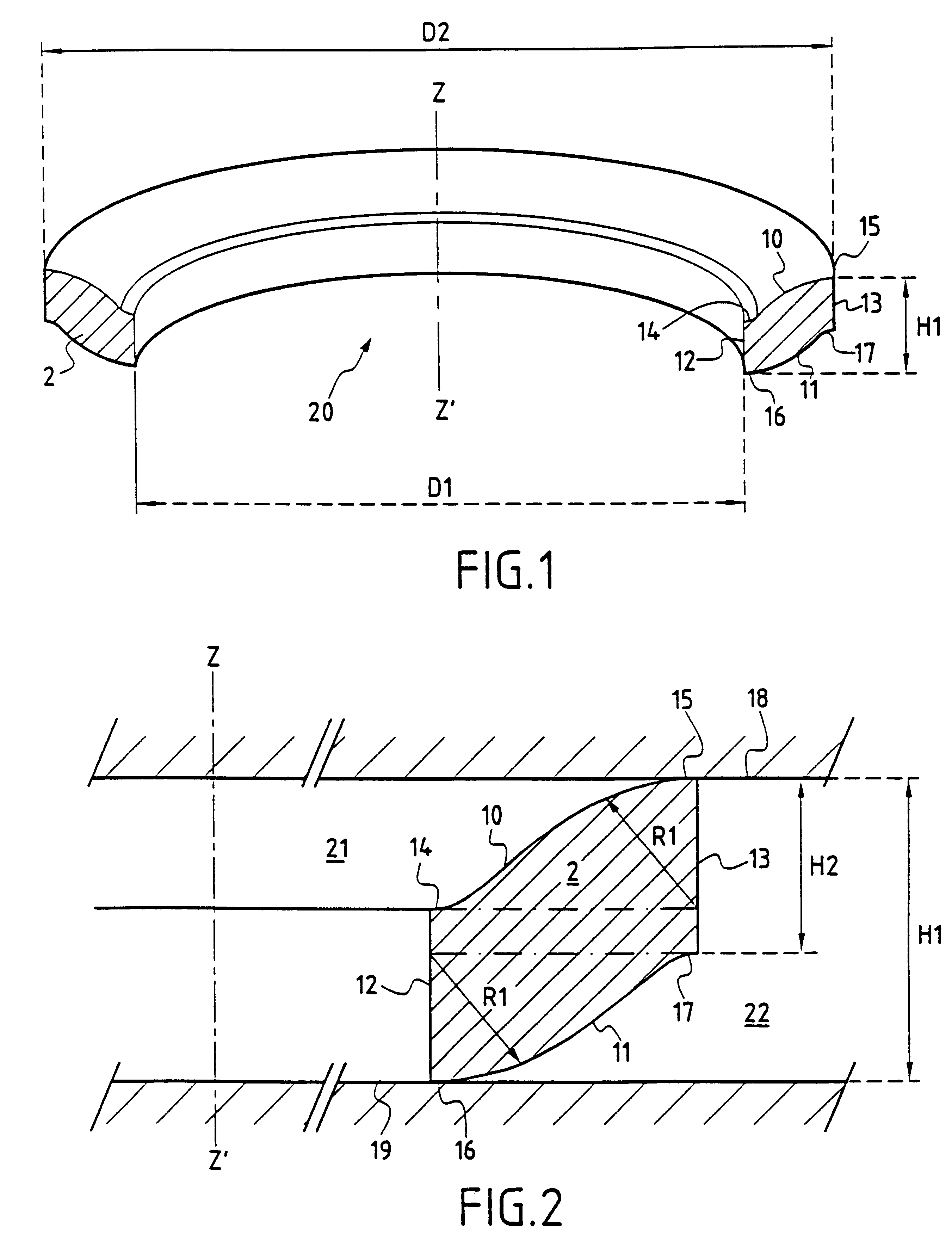 Static metal gasket and method of manufacturing it