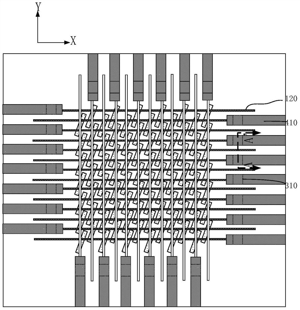 Word line leading-out structure and preparation method thereof