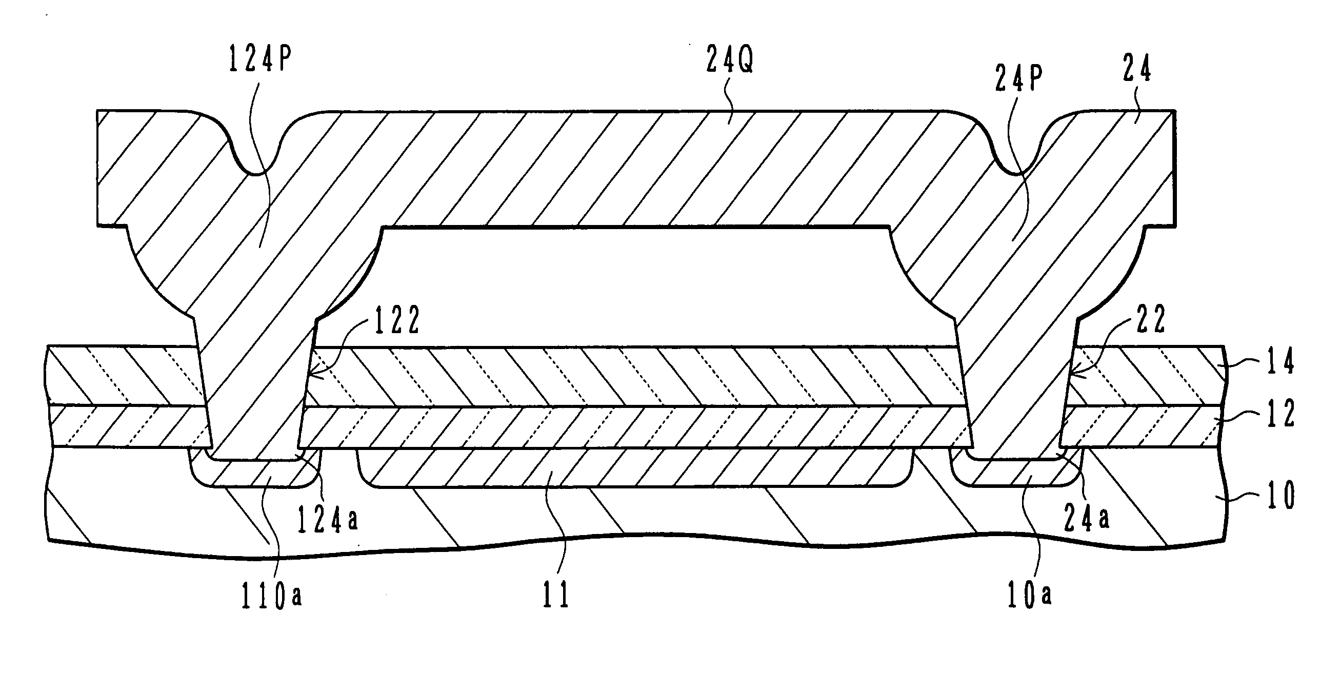 Micro structure with interlock configuration