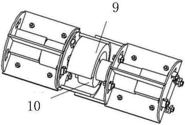 A mechanical online dynamic balancing system with built-in spindle