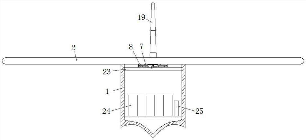 Overwater fixed-wing unmanned aerial vehicle convenient to assemble