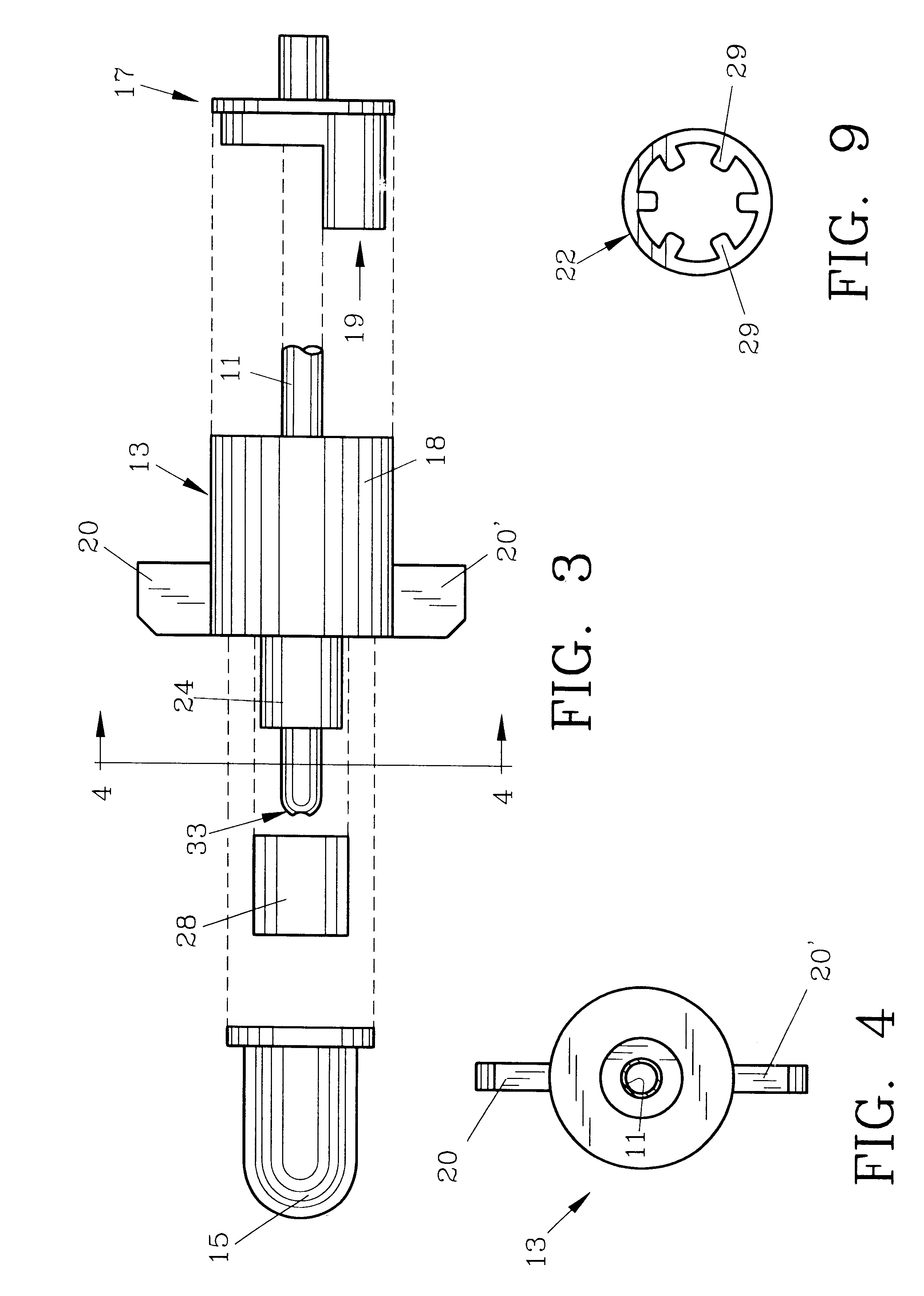 Catheter movement control device and method