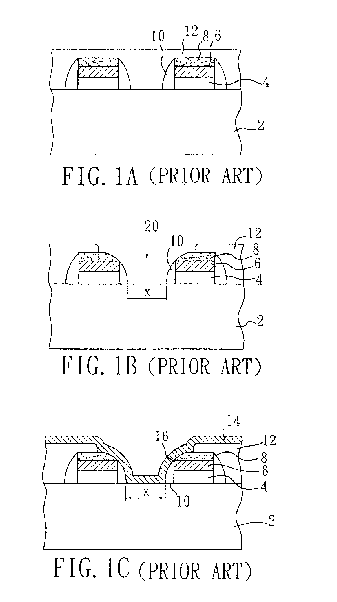 Method of forming self-aligned contact structure with locally etched gate conductive layer
