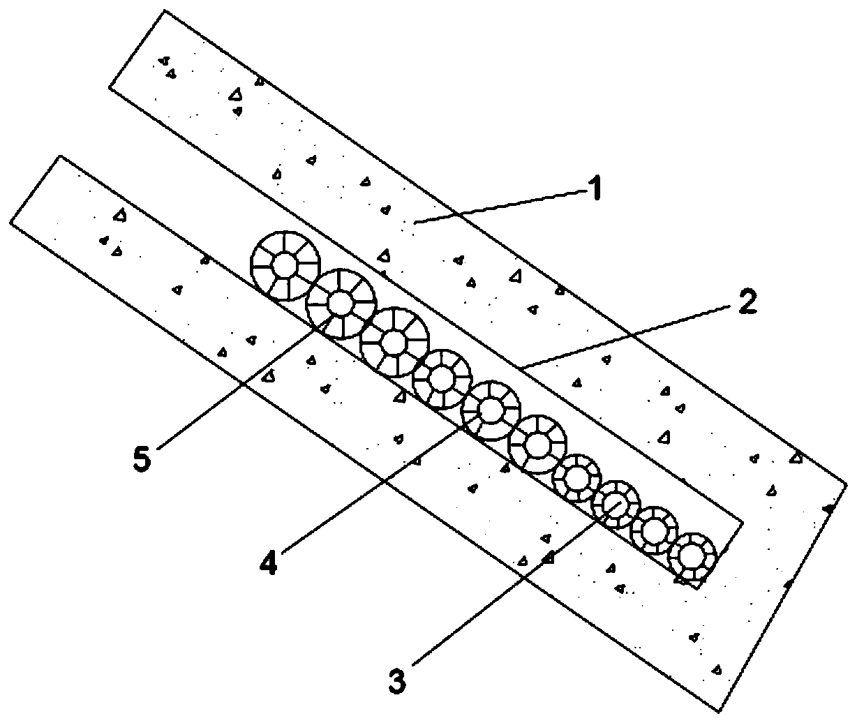 Method for ensuring smooth gas extraction channel of soft coal seam