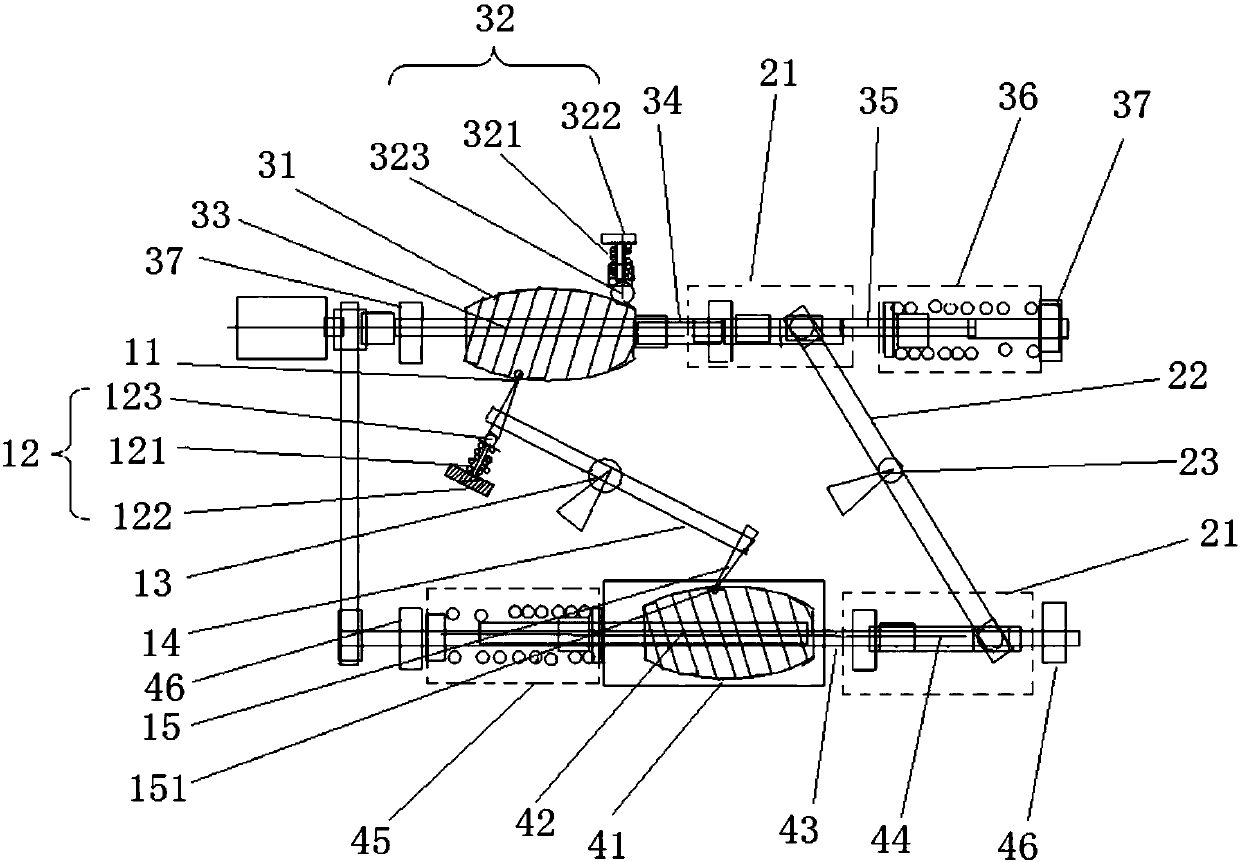 Ellipsoidal spiral surface profiling mechanism and control method thereof