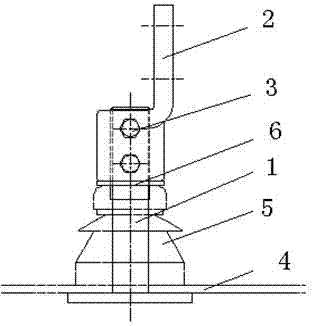 Connecting structure of low-voltage connector lug of oil-immersed transformer and conducting rod of oil-immersed transformer