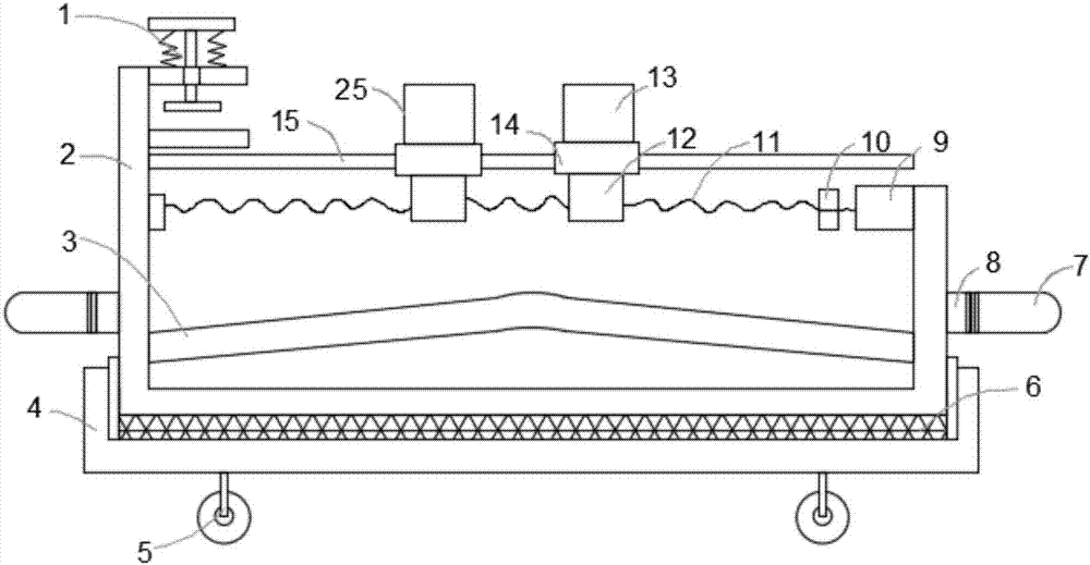 Reinforcement rust removing device for construction