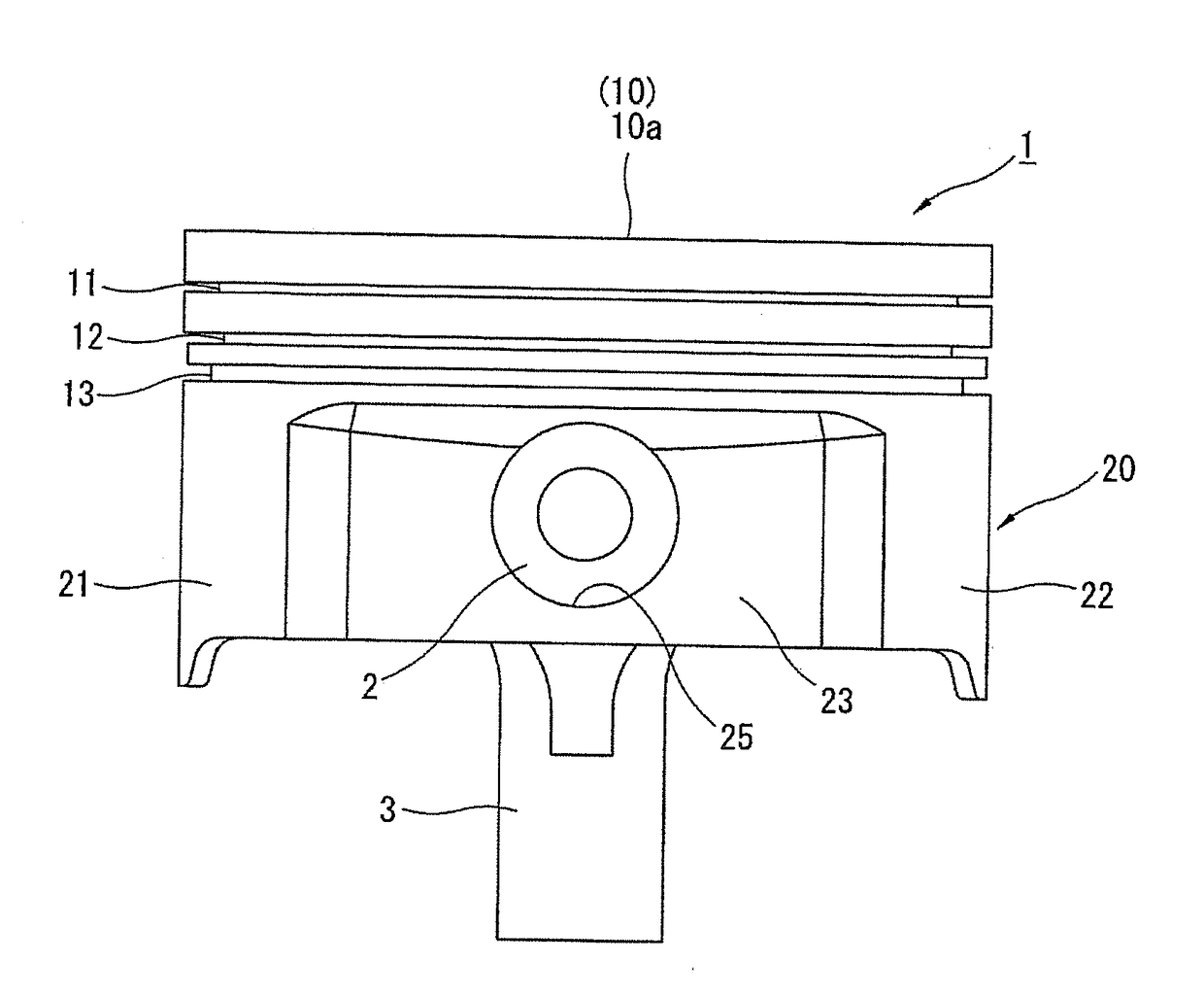 Piston for internal combustion engine