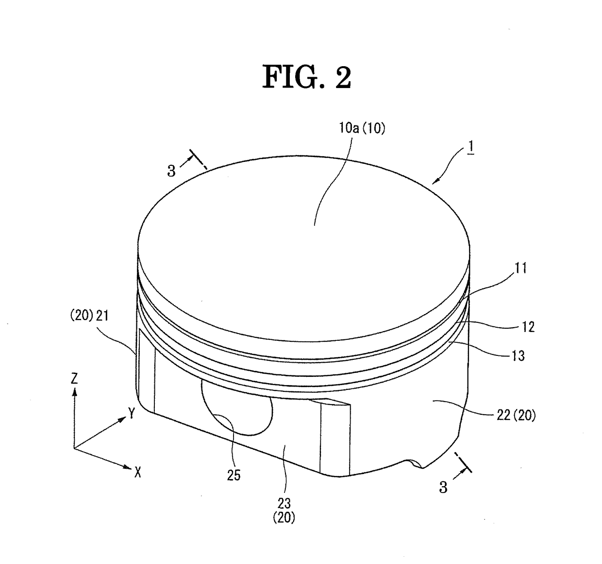 Piston for internal combustion engine