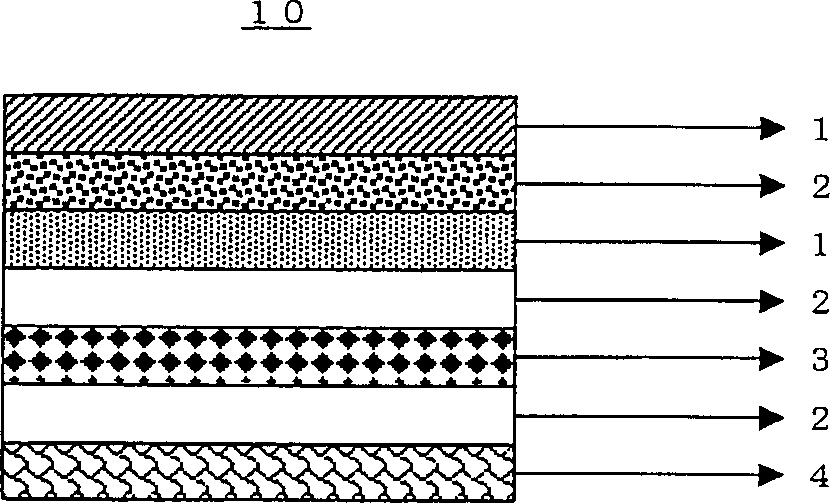 Sheet for repairing and reinforcing concrete structure and repairing and reinforcing method thereof