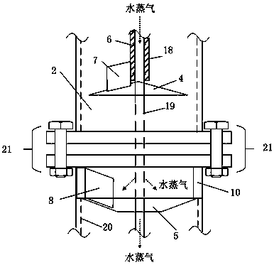 Material continuous pyrolysis gasification device