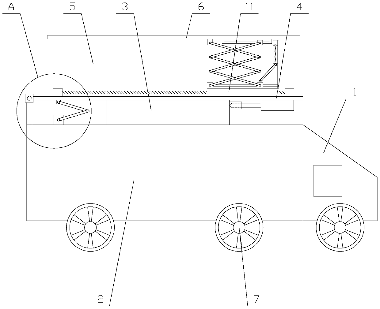 Solar car flexible in structure and facilitating luggage placing