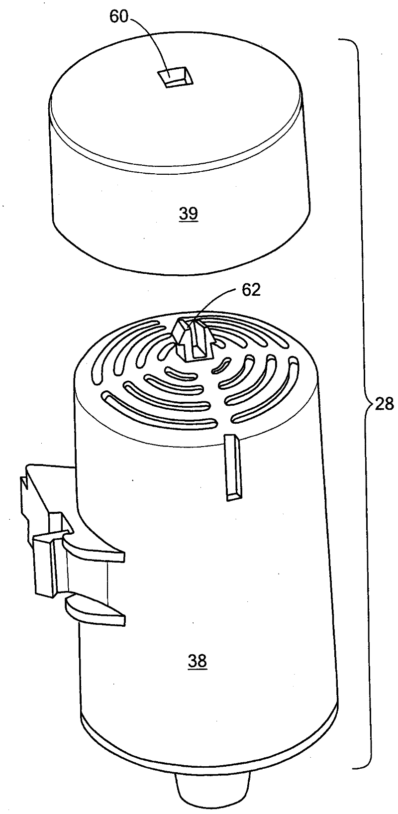 Water/air separator