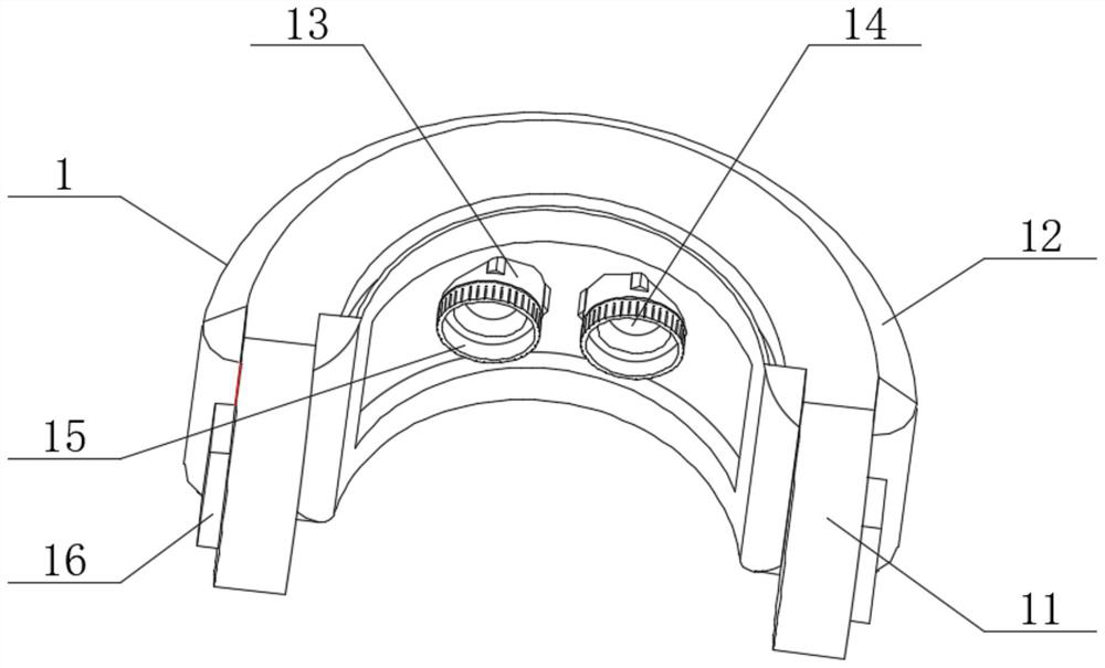 Telescopic VR head-mounted device and use method thereof