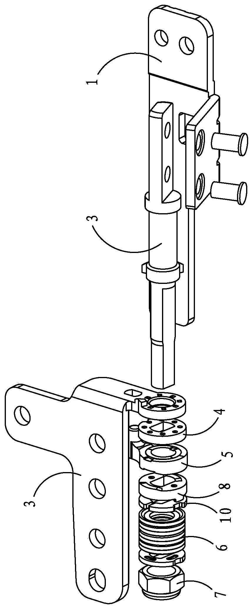 Pivot device suitable for single-hand operation