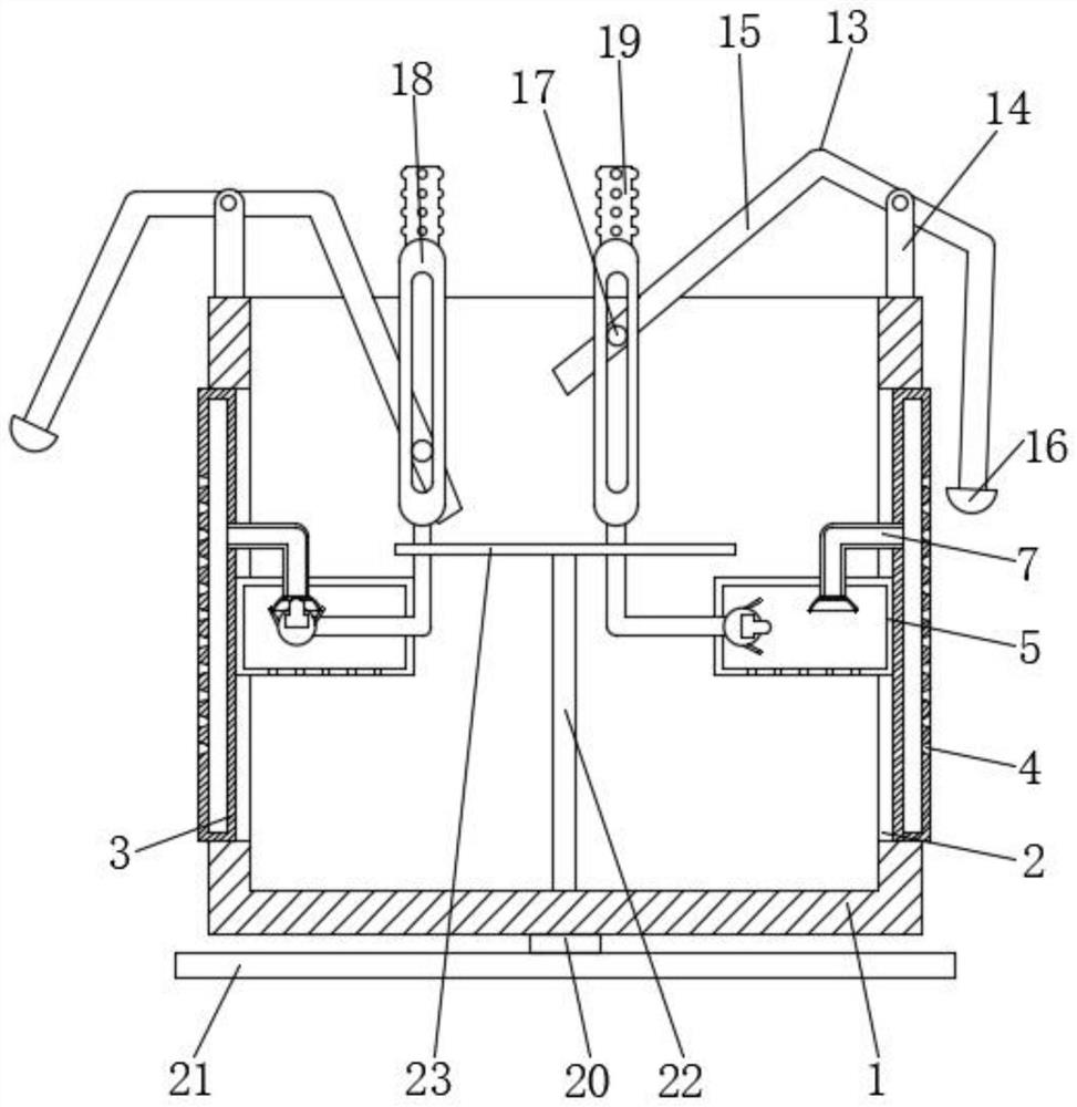 A display device for art design teaching