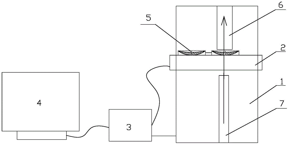 Full-automatic self-serviced assembled spectacles parameter test device and measuring method