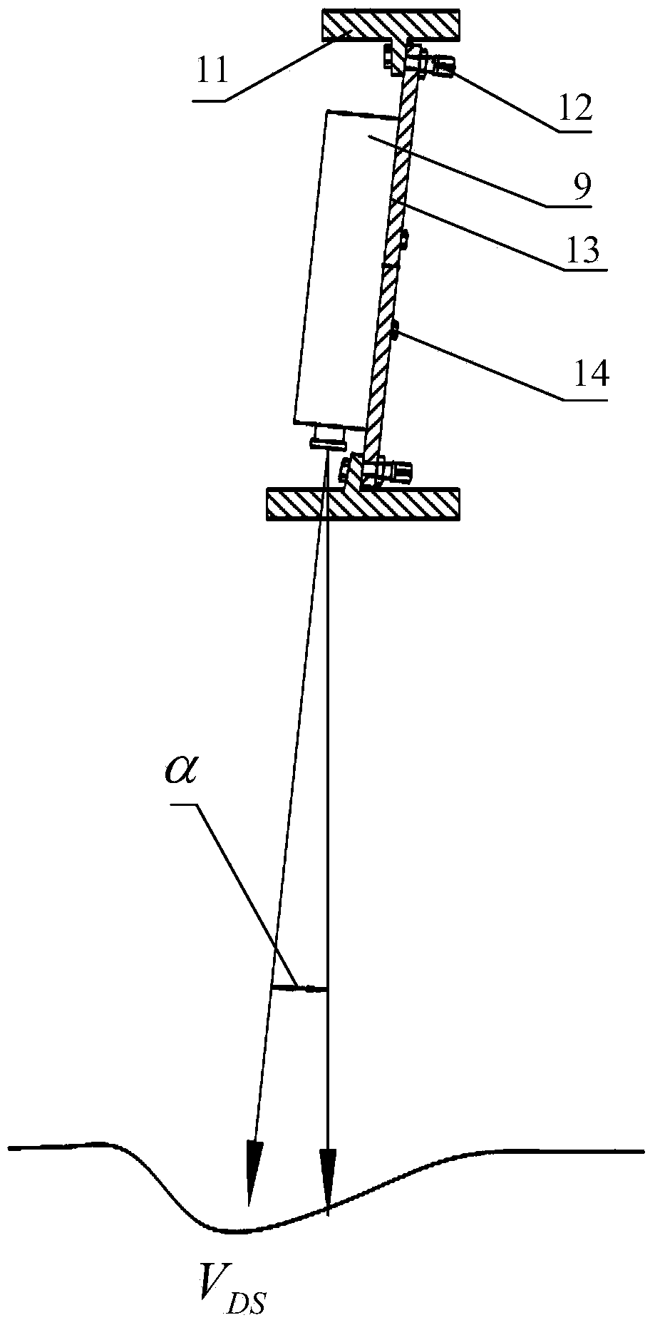 Laser beam parallelism adjustment system and laser beam parallelism adjustment method for road surface deflection measurement