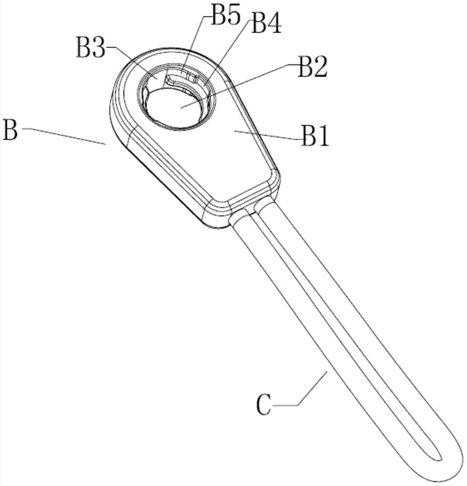 Fastener and double-end zip fastener with same