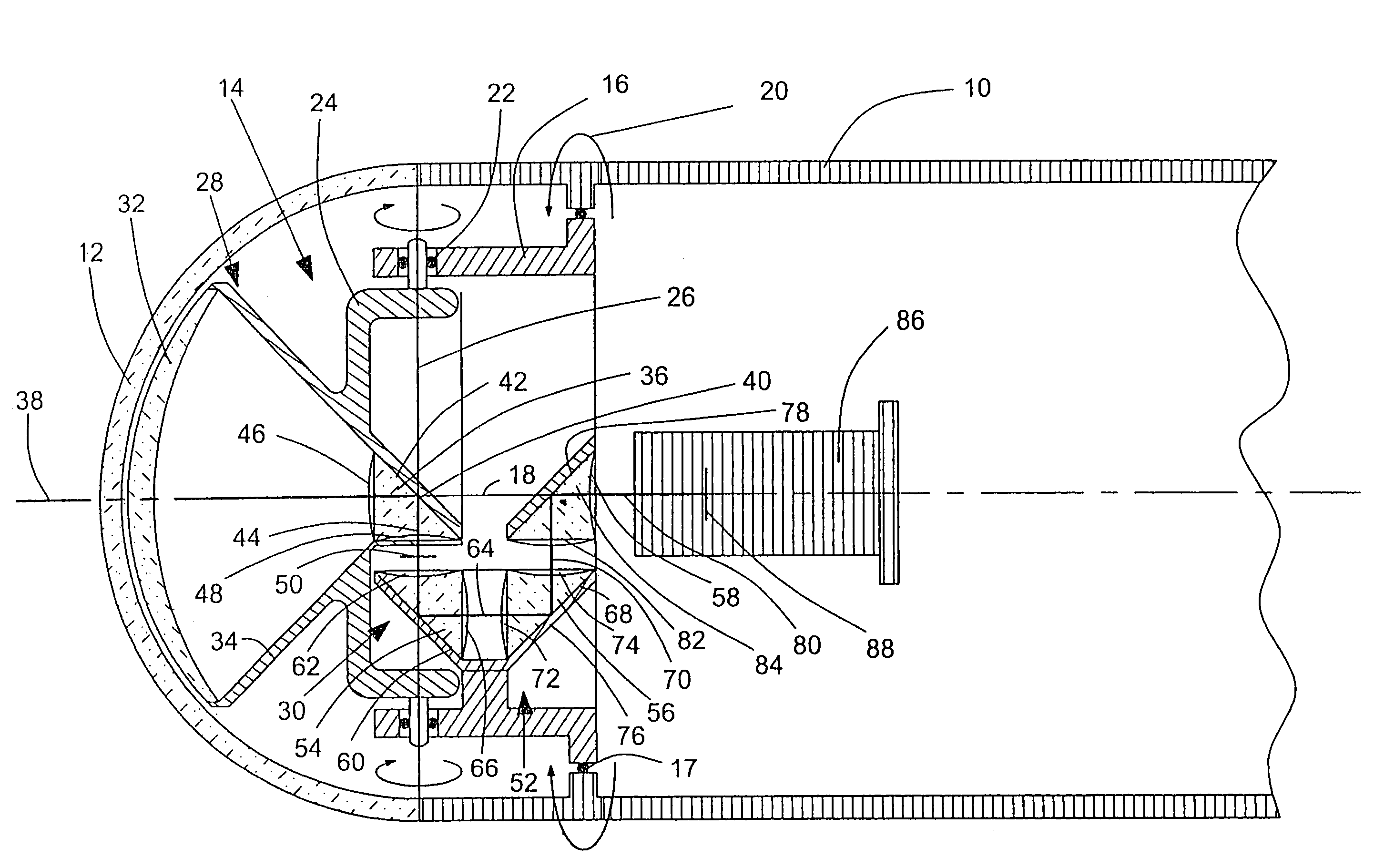Apparatus for capturing on object scene