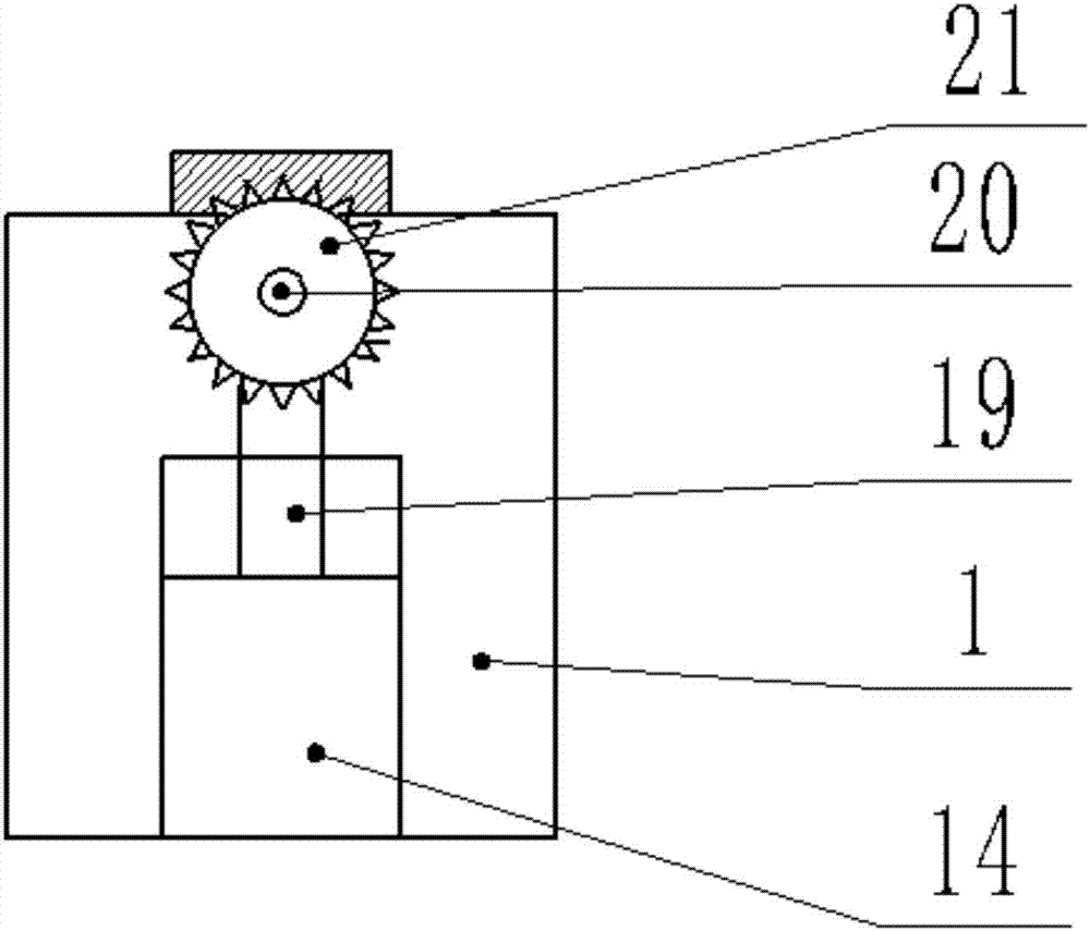 Automatic equal-distance building wood cutting device
