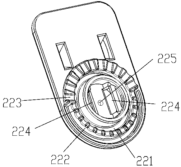 Rotary buckle for electronic product