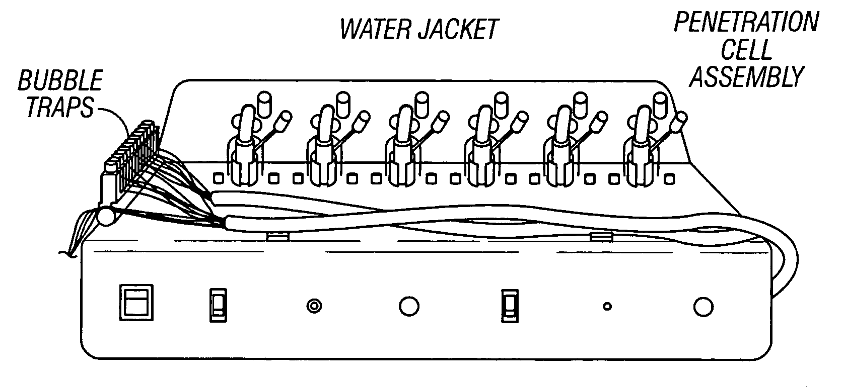 Static diffusion cell for diffusion sampling systems