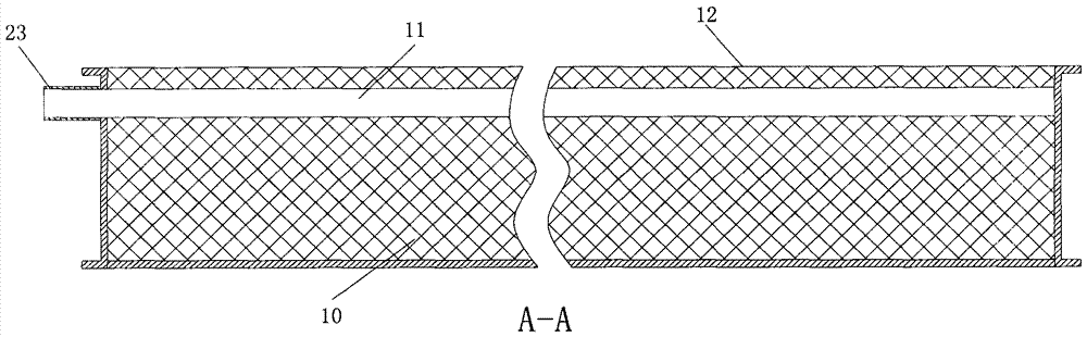 Buried antenna skeleton device applied to RFID radio frequency identification and its underground installation method