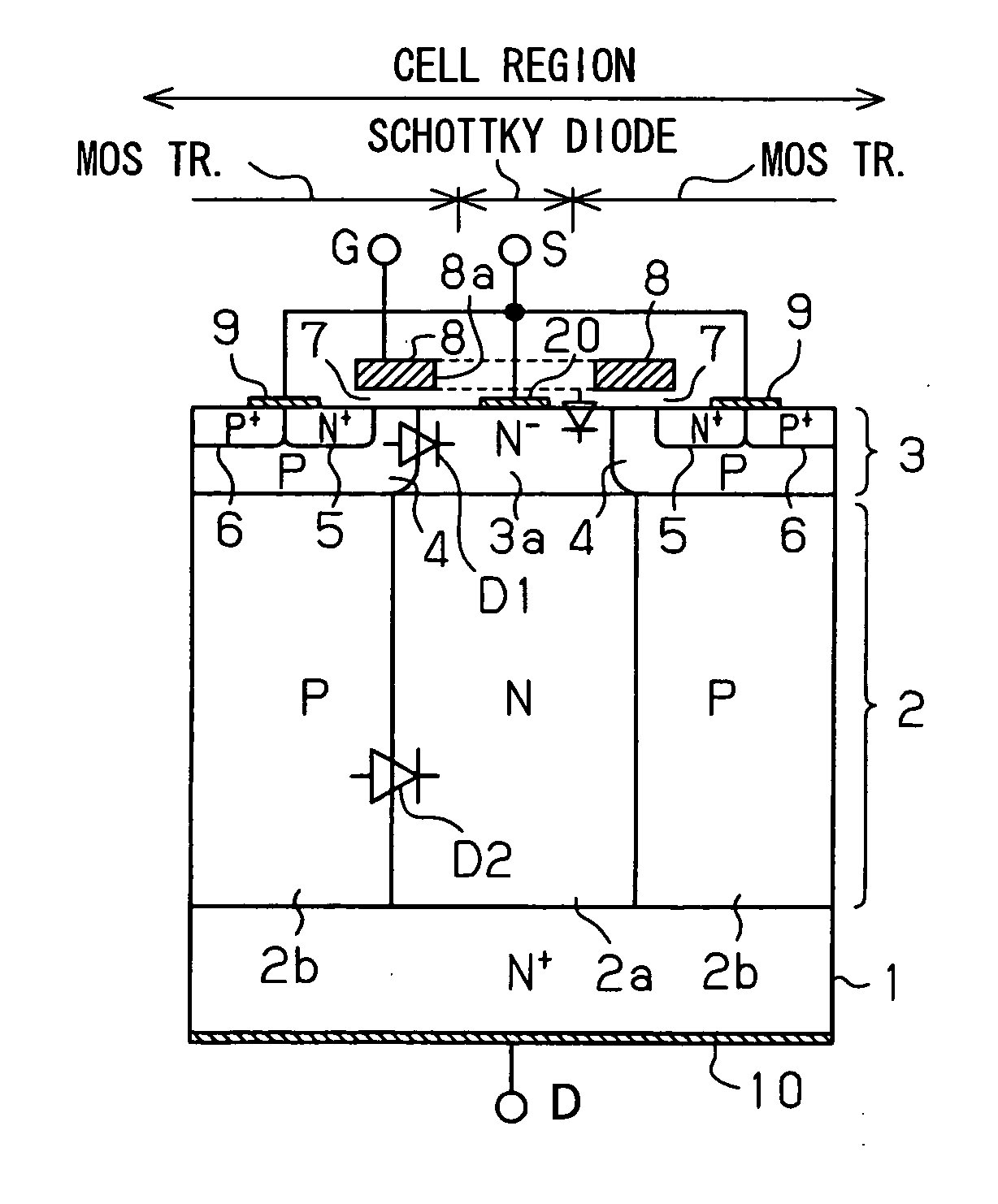 Semiconductor device having super junction MOS transistor and method for manufacturing the same