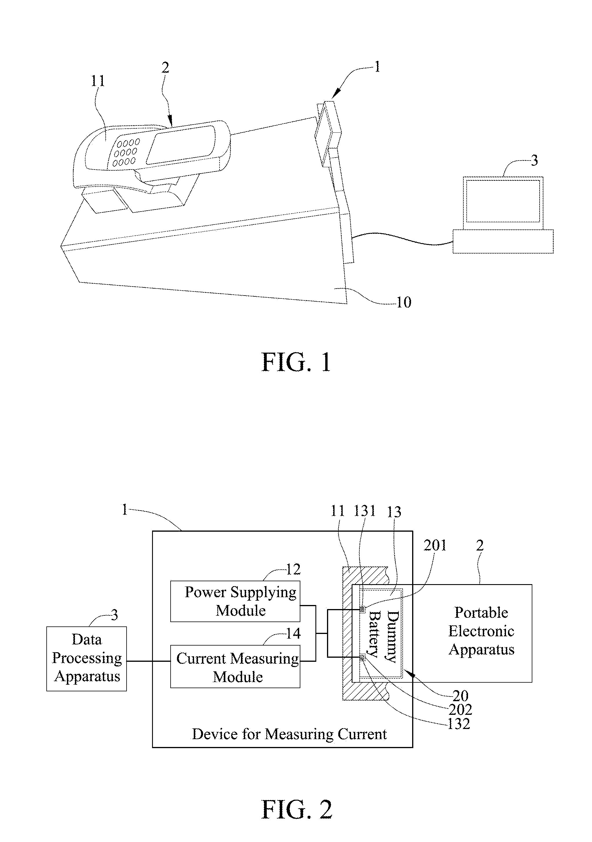 Device for measuring current