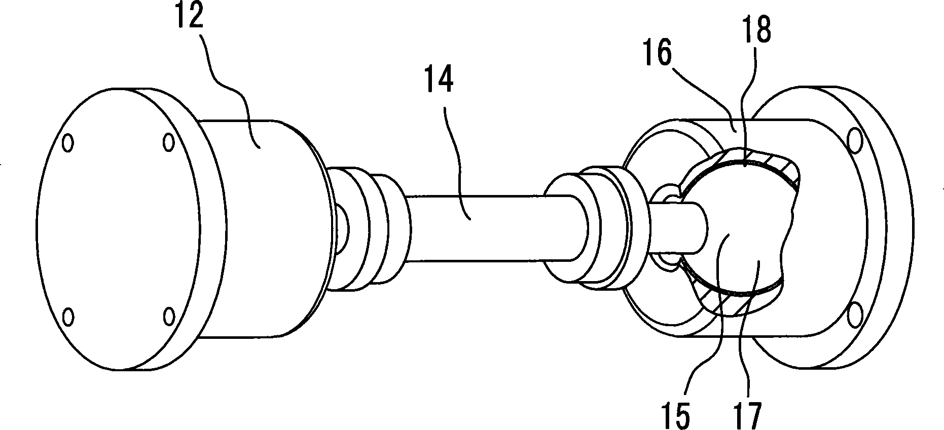 Three-axis six-freedom degree vibration test apparatus