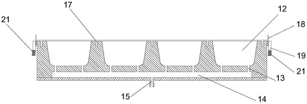 Cylindrical cavity molding mechanism of water soluble film packing machine