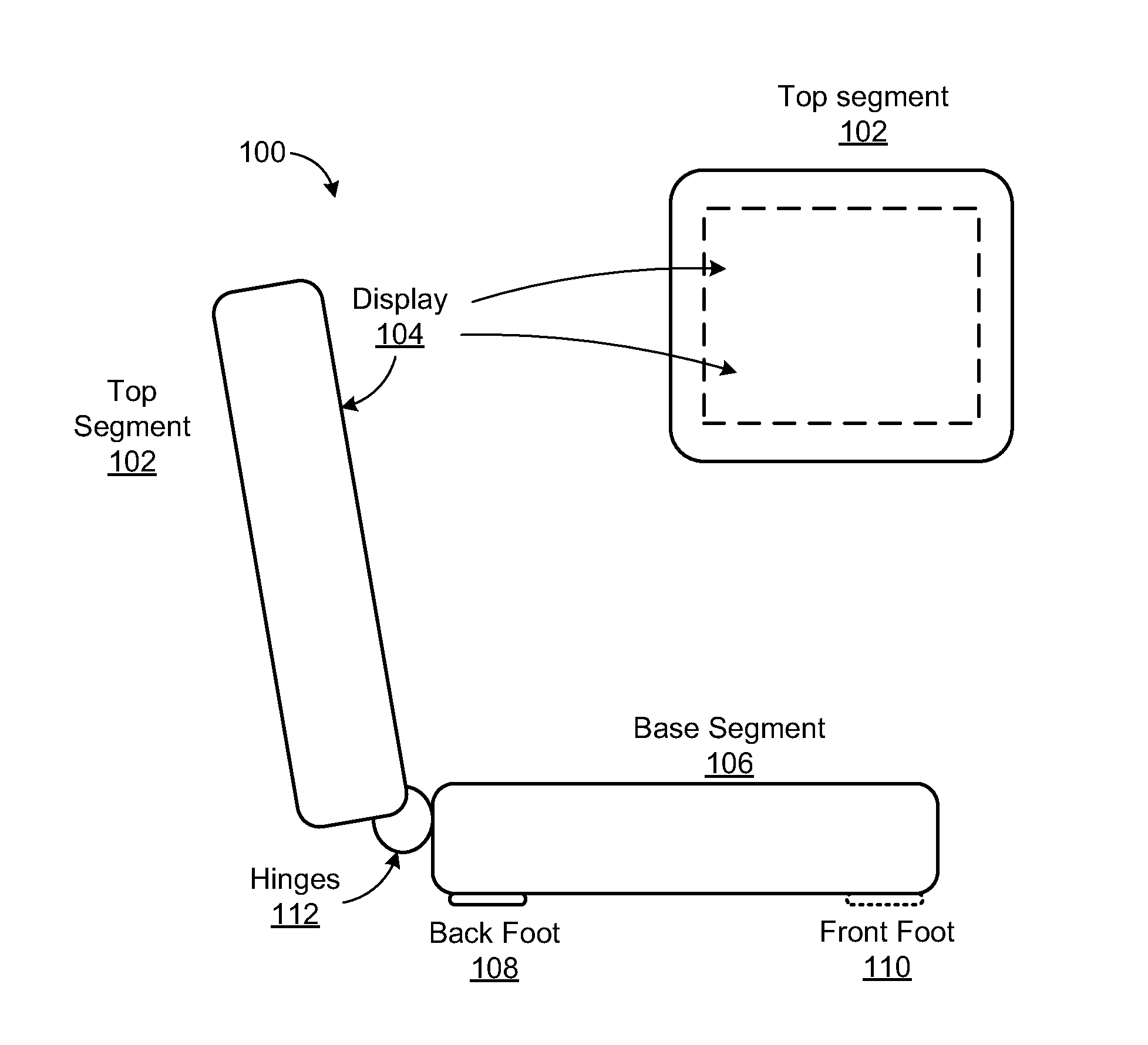 Method for Eliminating Tilting of Laptop Devices