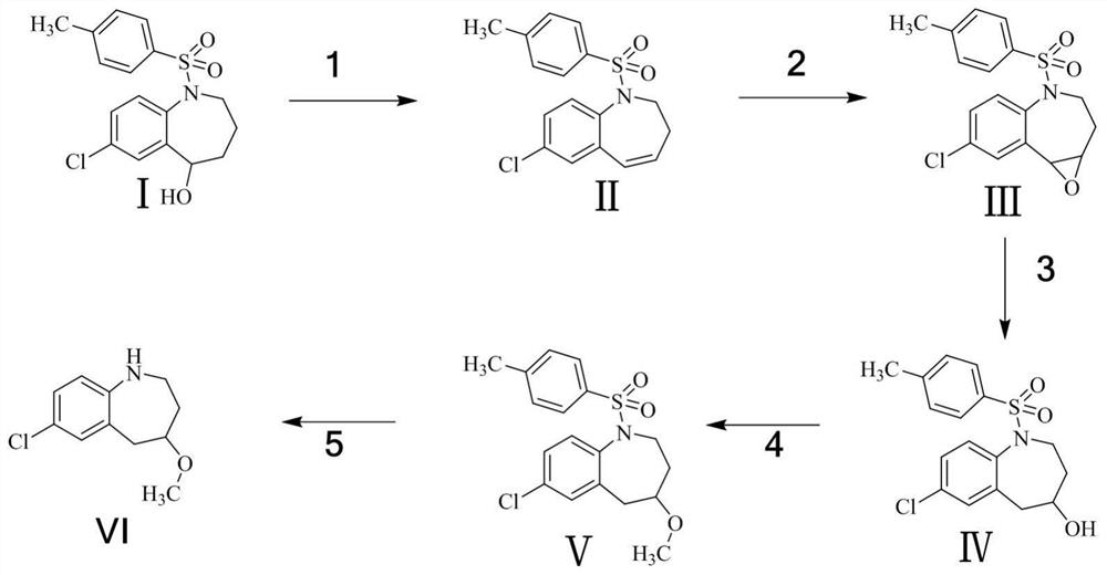 Synthesis of tolvaptan degradation derivative